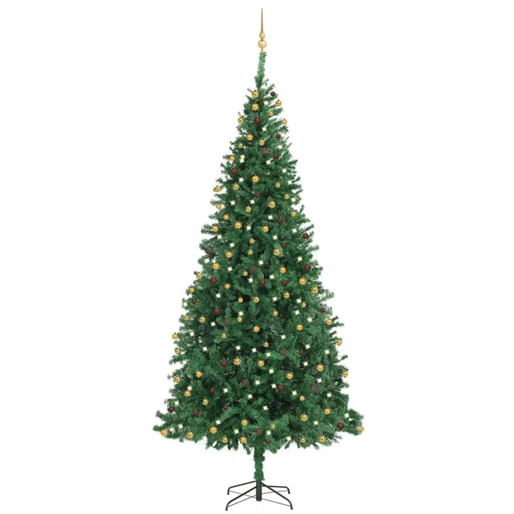 Artificial Christmas Tree with LEDs&Ball Set LEDs 300 cm  to 500 cm - anydaydirect