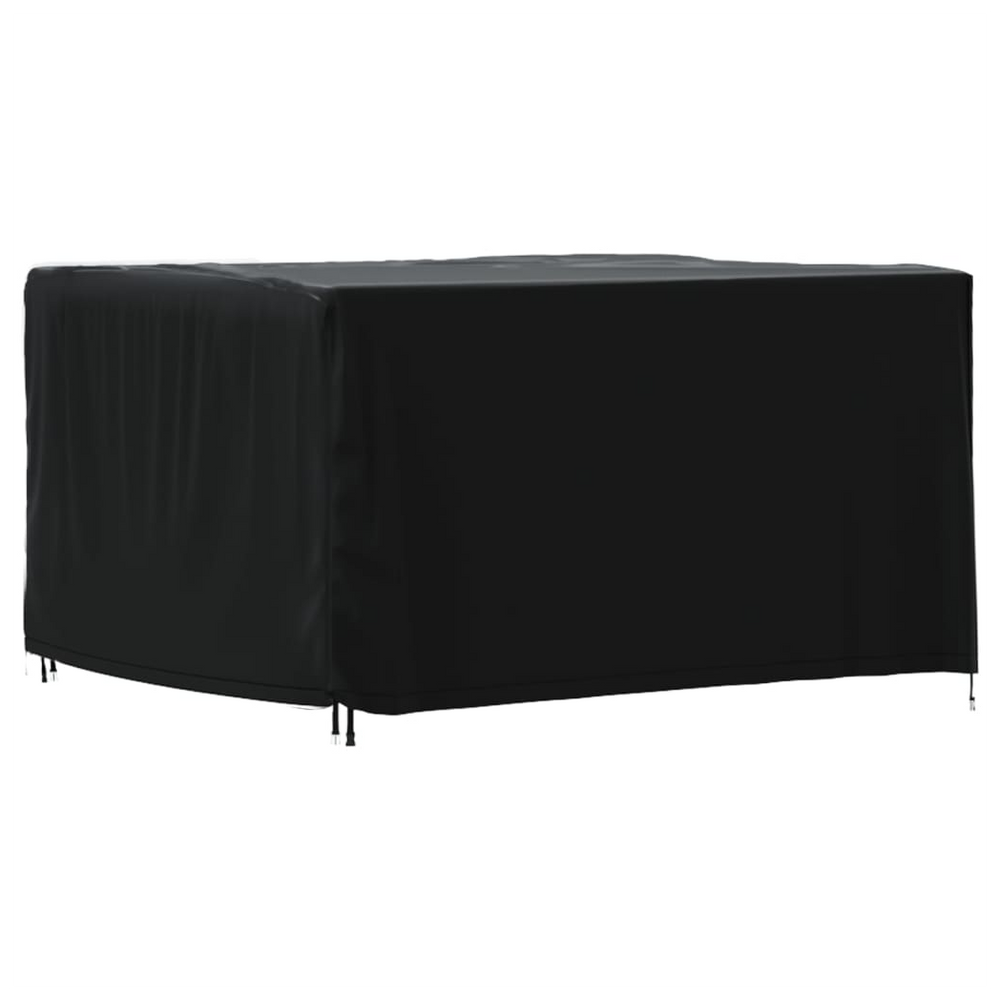 vidaXL Garden Furniture Cover Black 113x113x73 cm Waterproof 420D - anydaydirect