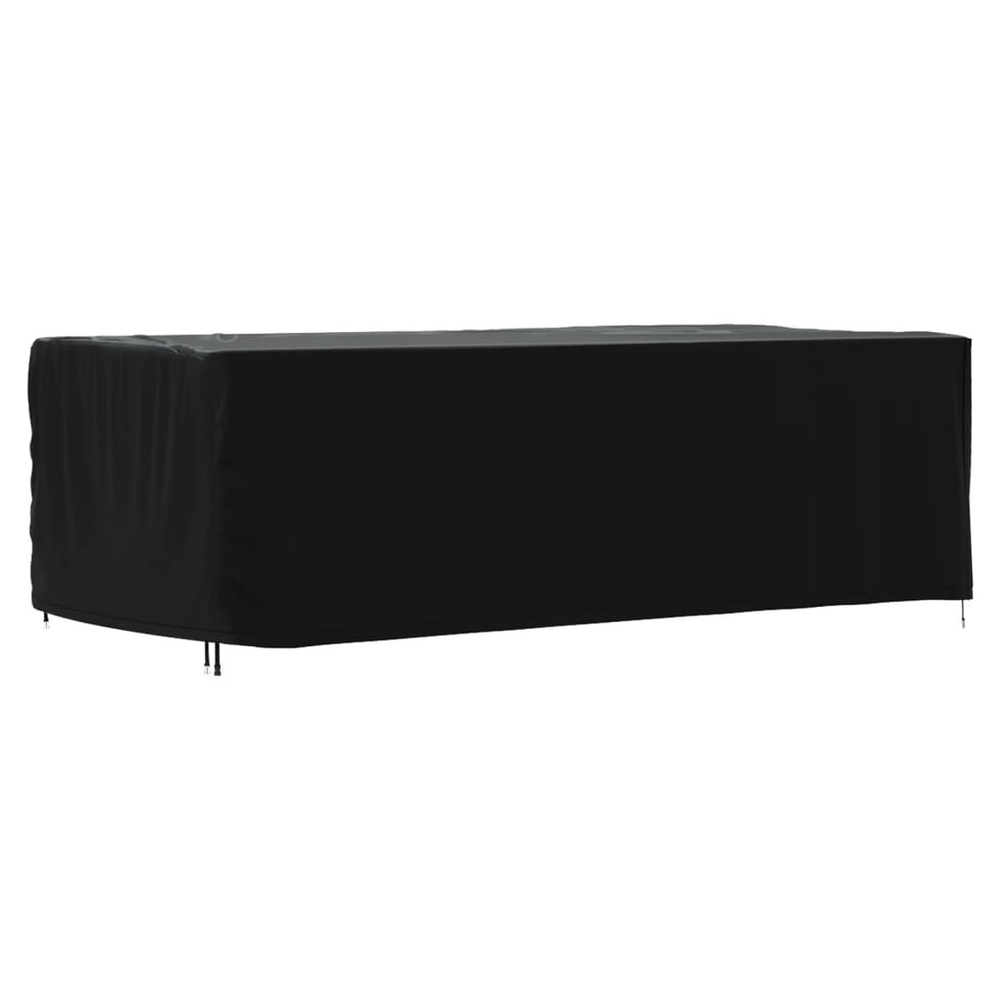 vidaXL Garden Furniture Cover Black 229x113x73 cm Waterproof 420D - anydaydirect