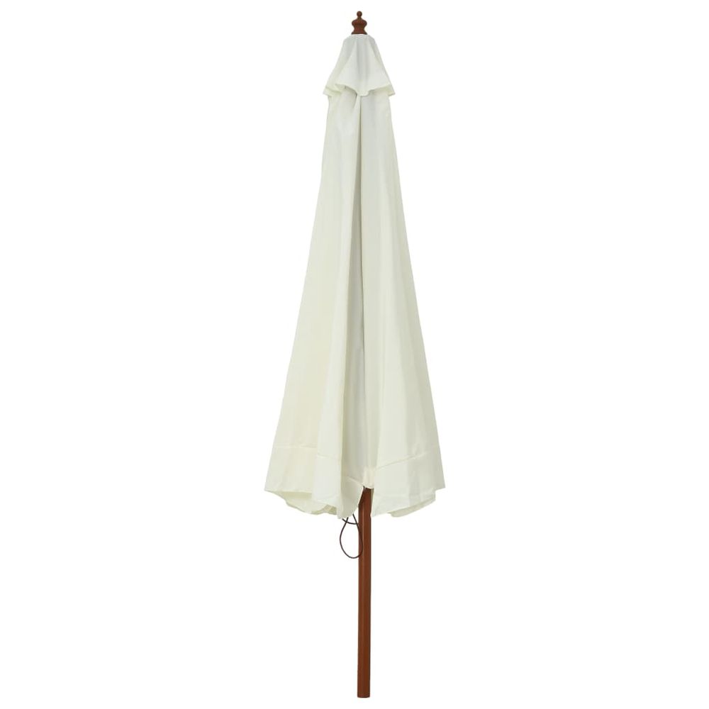 Outdoor Parasol with Wooden Pole 330 cm - anydaydirect