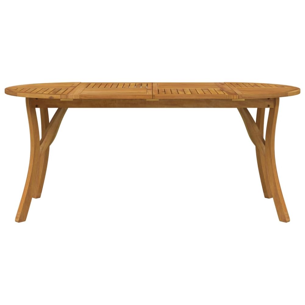 Garden Table 200x90x75 cm Solid Wood Acacia - anydaydirect