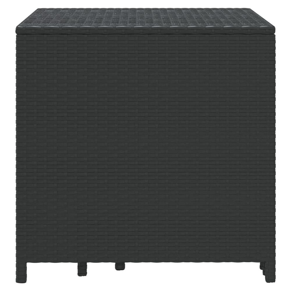 Nesting Tables 3 pcs Black Poly Rattan - anydaydirect