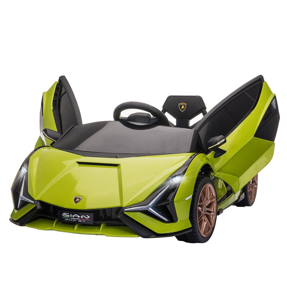 Lamborghini SIAN 12V Kids Electric Ride On Car Toy w/ Remote Control HOMCOM - anydaydirect