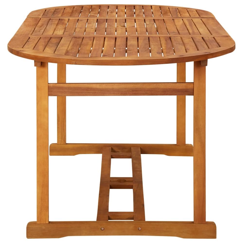 Garden Dining Table 180x90x75 cm Solid Acacia Wood - anydaydirect