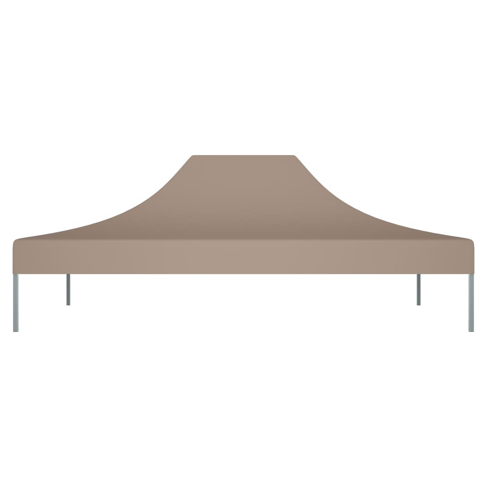 vidaXL Party Tent Roof 4.5x3 m Taupe 270 g/m² - anydaydirect