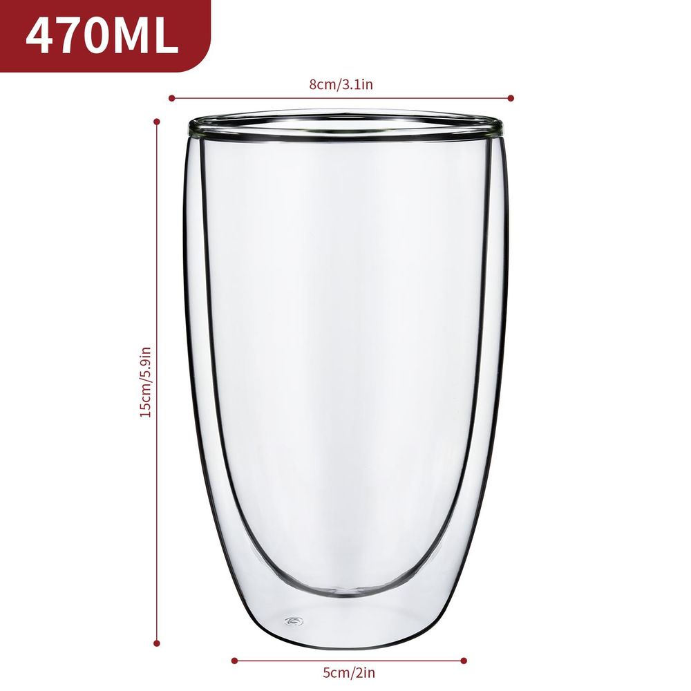 Double Wall Glasses Edgy Barware - anydaydirect