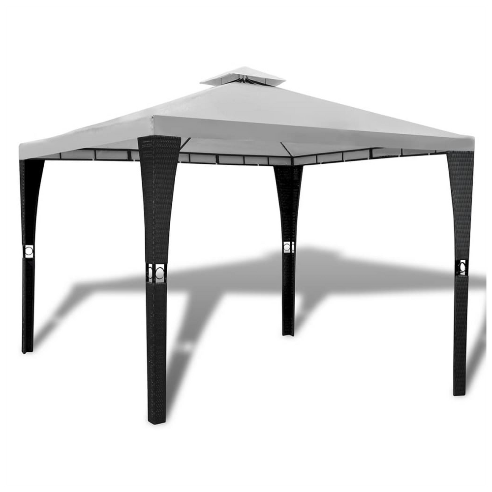 Gazebo with Roof 3x3 m Cream White - anydaydirect