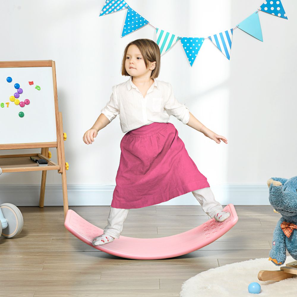 Balance Board, Kids Wobble Board Stepping Stone, Montessori Toy for 3-6 Years - anydaydirect