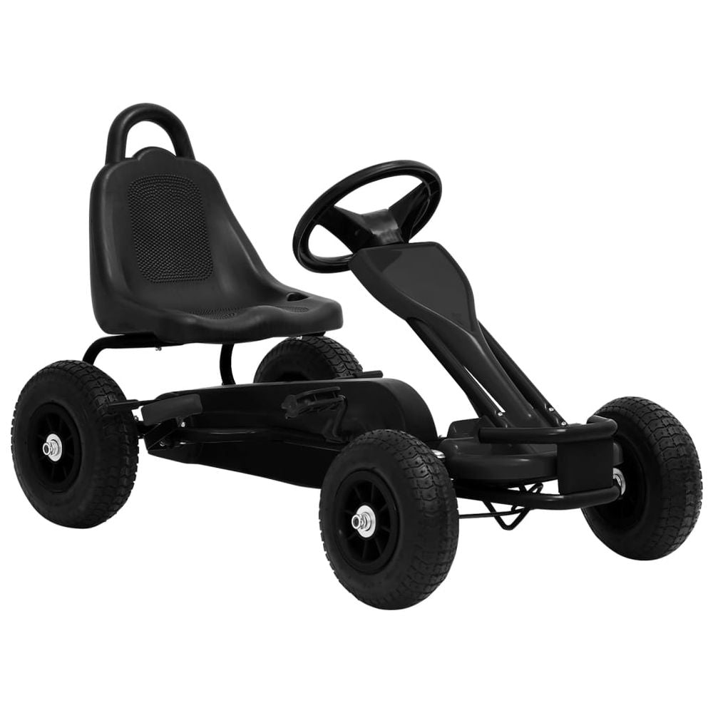 vidaXL Pedal Go-Kart with Pneumatic Tyres Red - anydaydirect