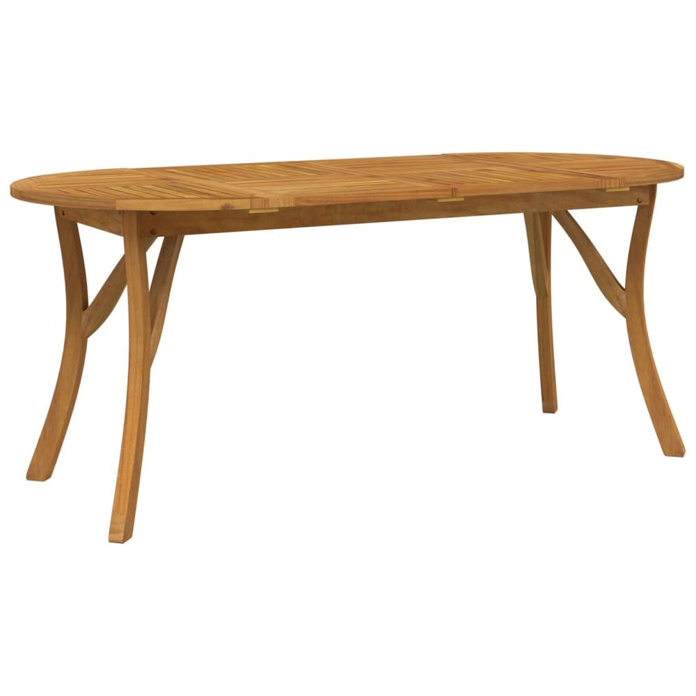 Garden Table 200x90x75 cm Solid Wood Acacia - anydaydirect