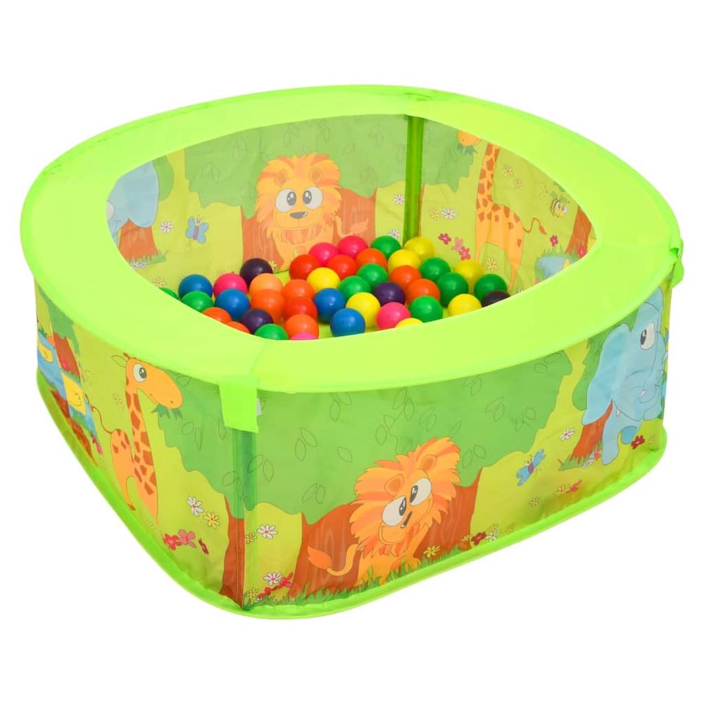 Ball Pool with 300 Balls for Kids 75x75x32 cm - anydaydirect