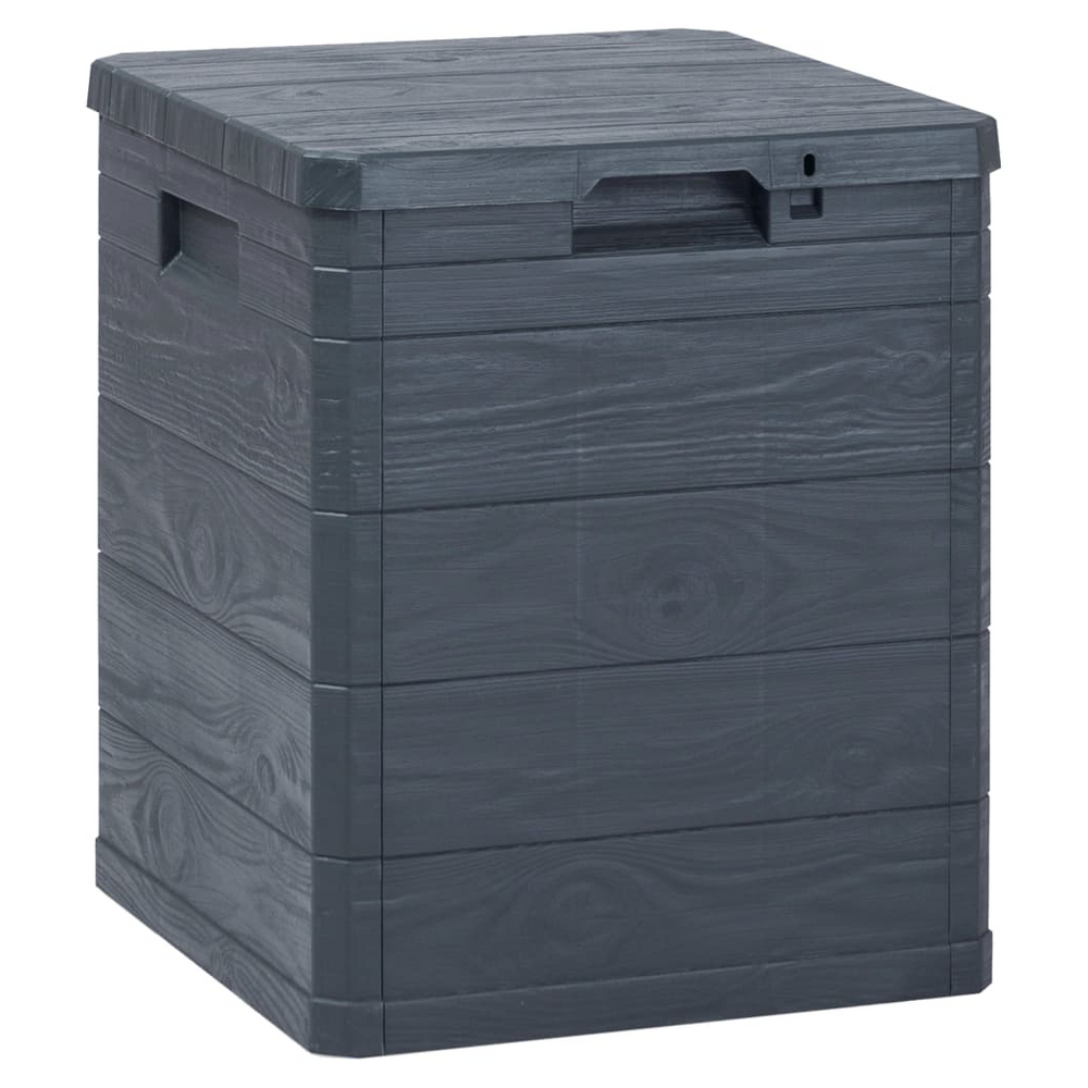 Garden Storage Box 90 L Anthracite - anydaydirect