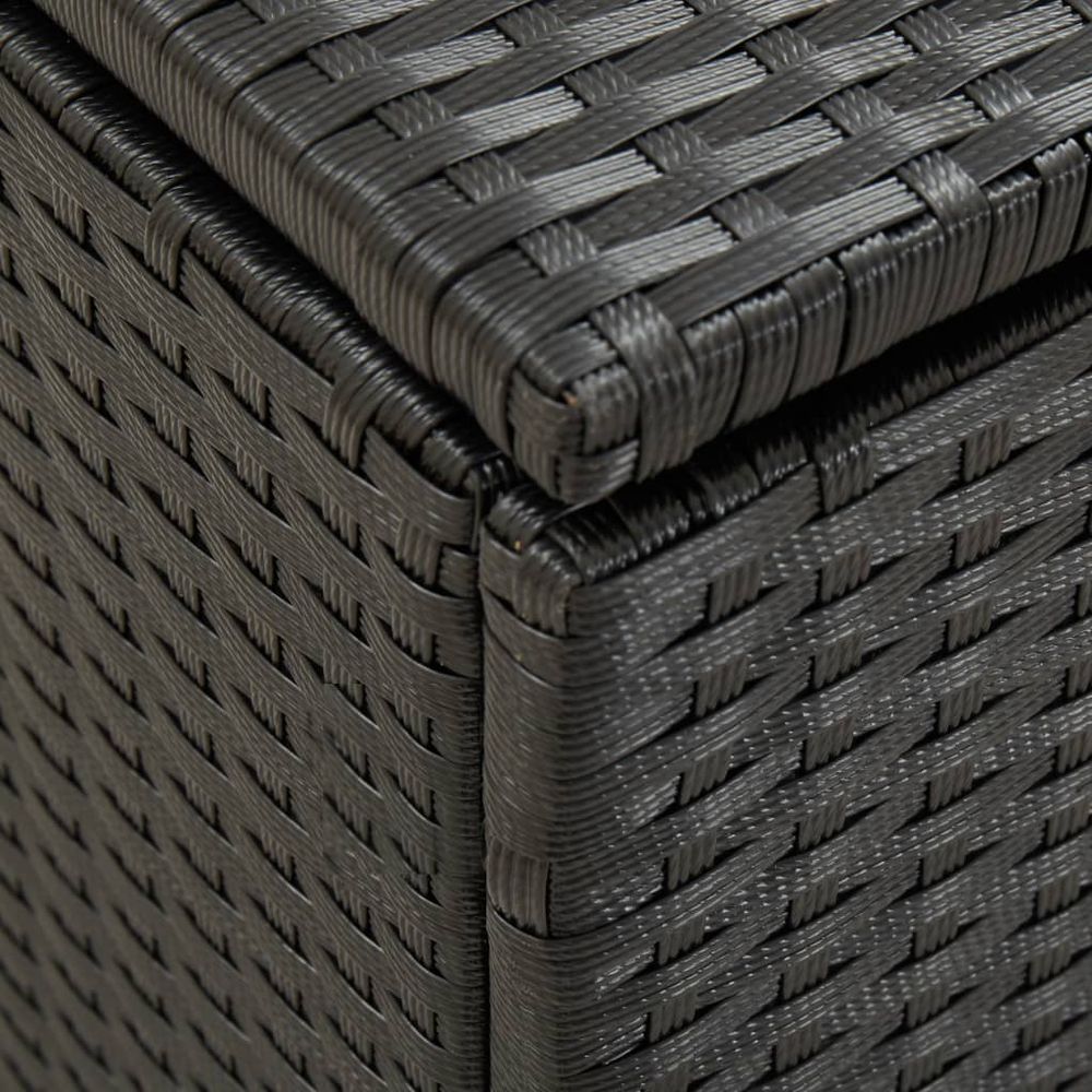 Garden Storage Box Poly Rattan - anydaydirect