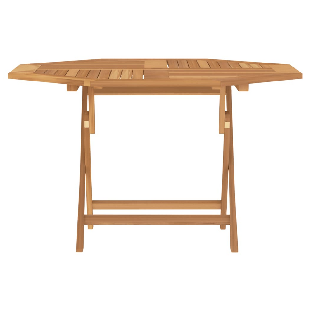 vidaXL Folding Garden Table 120x120x75 cm Solid Wood Teak - anydaydirect
