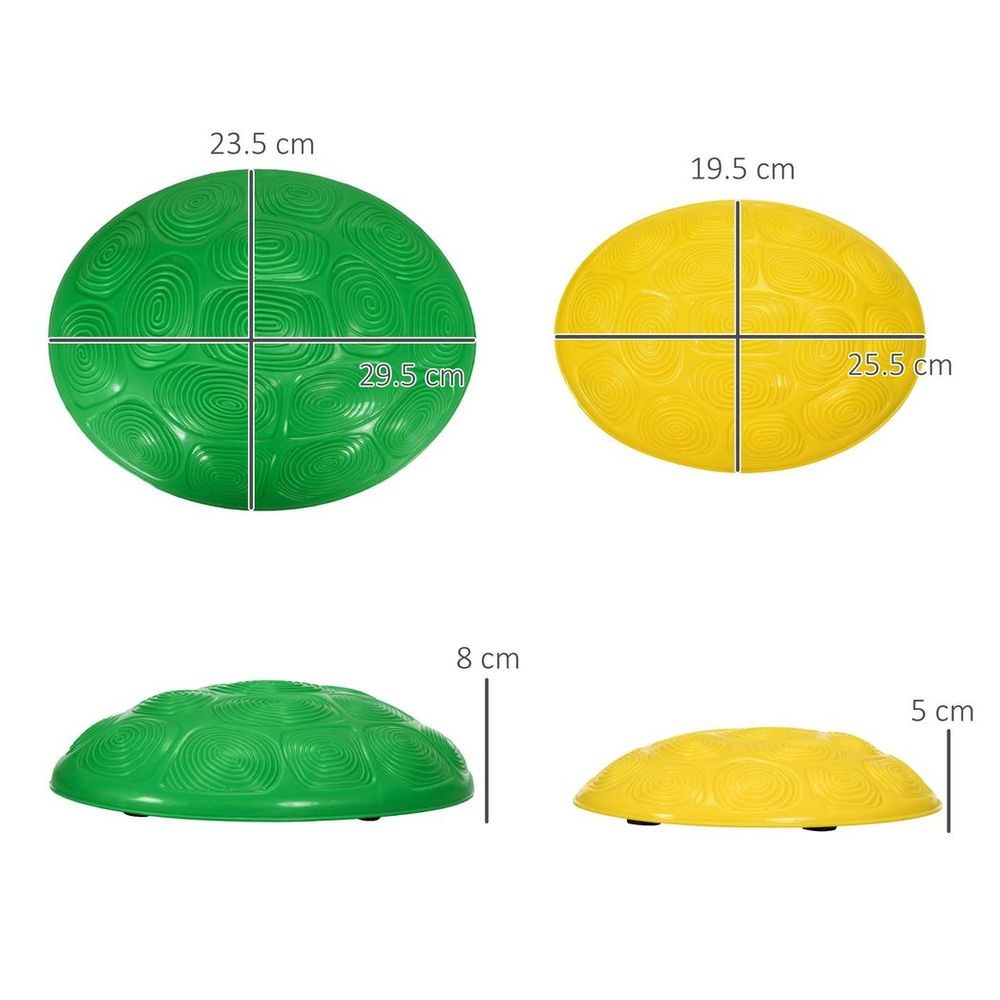 ZONEKIZ Balance River Stones w/ Non-Slip Mats for Ages 3-8 Years - anydaydirect