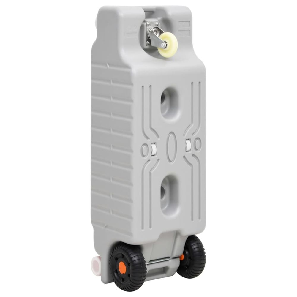 Wheeled Water Tank for Camping 75 L Grey - anydaydirect