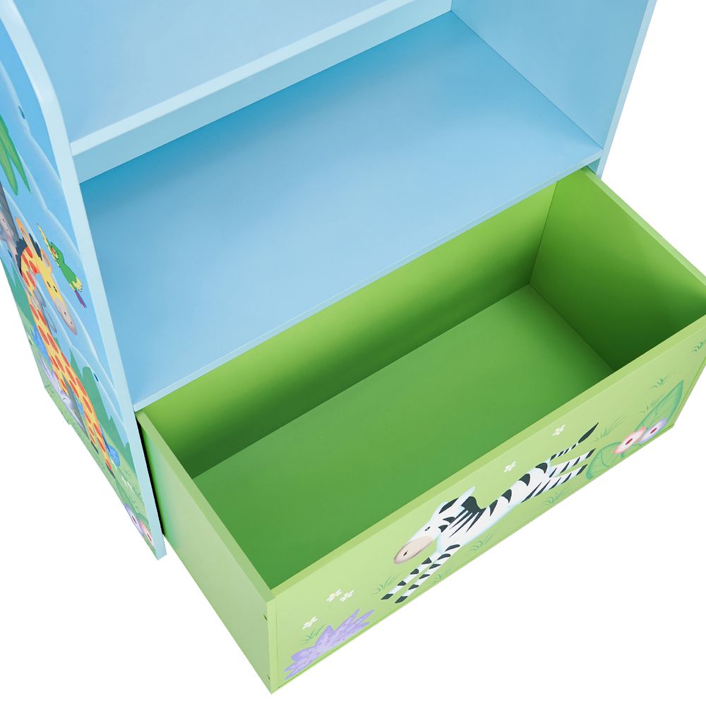 Fantasy Fields Sunny Safari Toy Organizer with Rolling Storage Box TD-13219A - anydaydirect