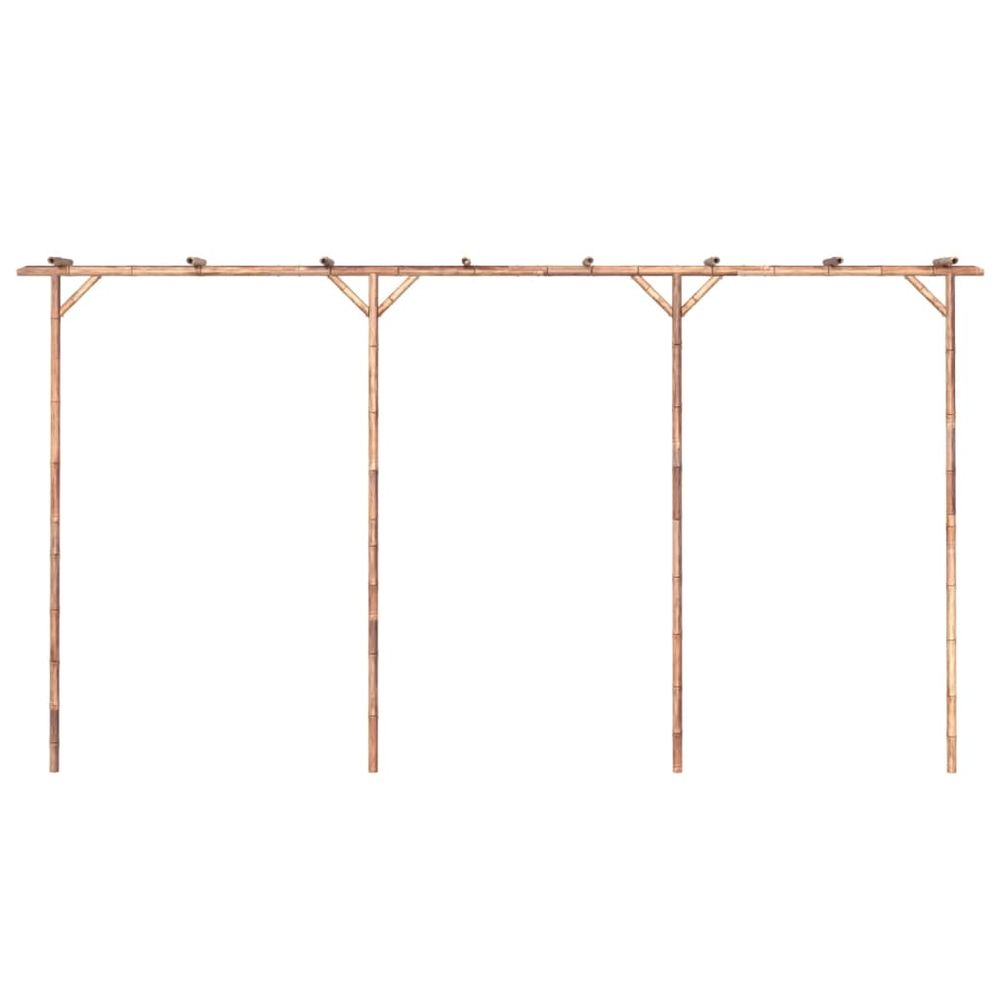 Pergola Bamboo 385x40x205 cm - anydaydirect