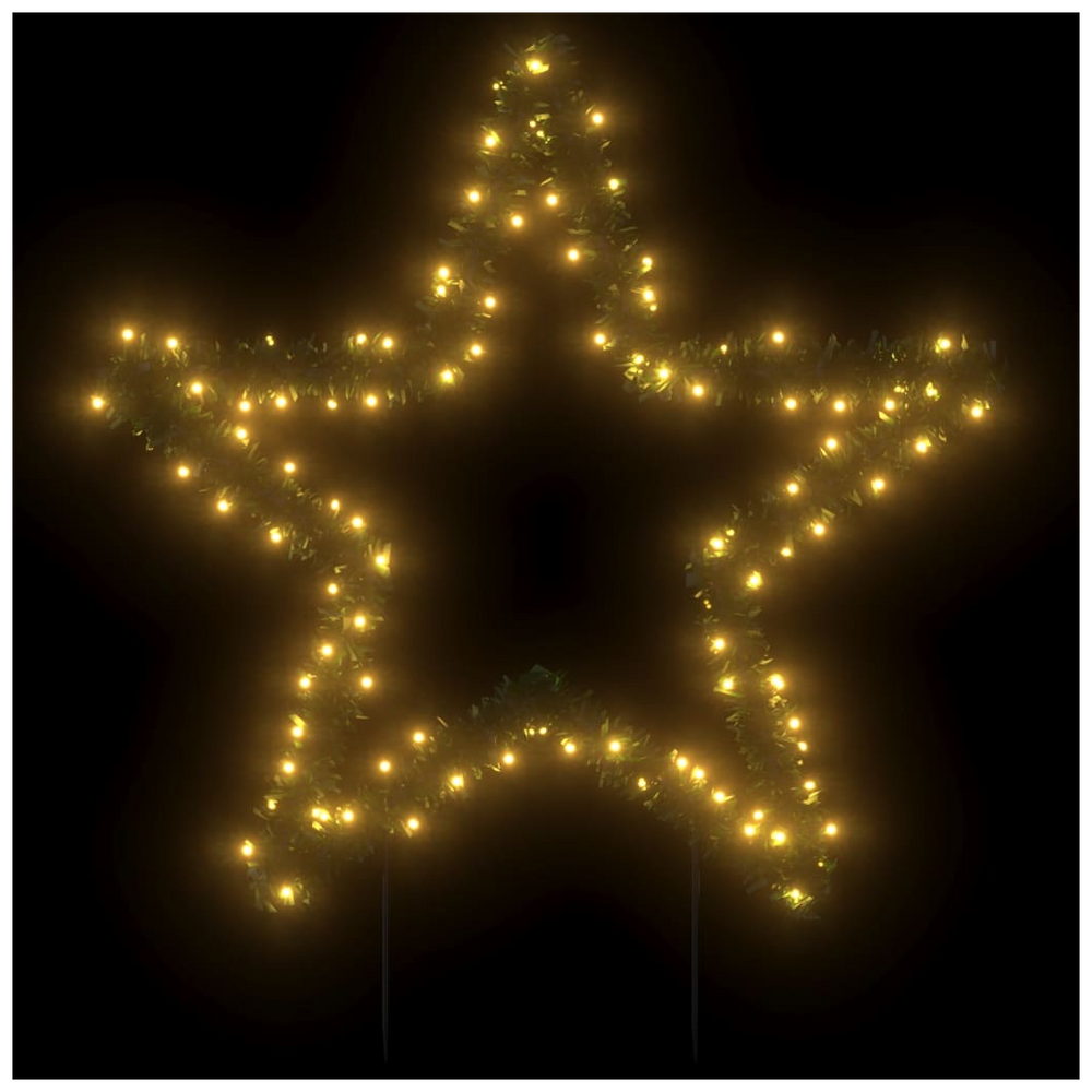 vidaXL Christmas Light Decoration with Spikes Star 115 LEDs 85 cm - anydaydirect