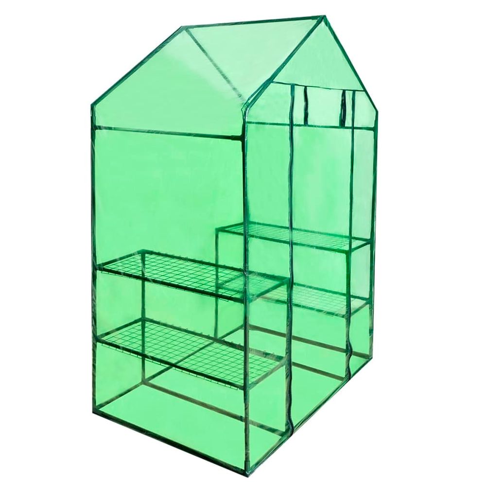 Walk-in Greenhouse with 4 Shelves - anydaydirect