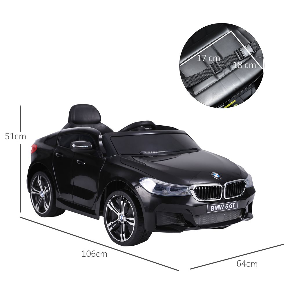Kids Ride On Car Licensed BMW 6GT 6V Electric Battery Powered Vehicle - anydaydirect