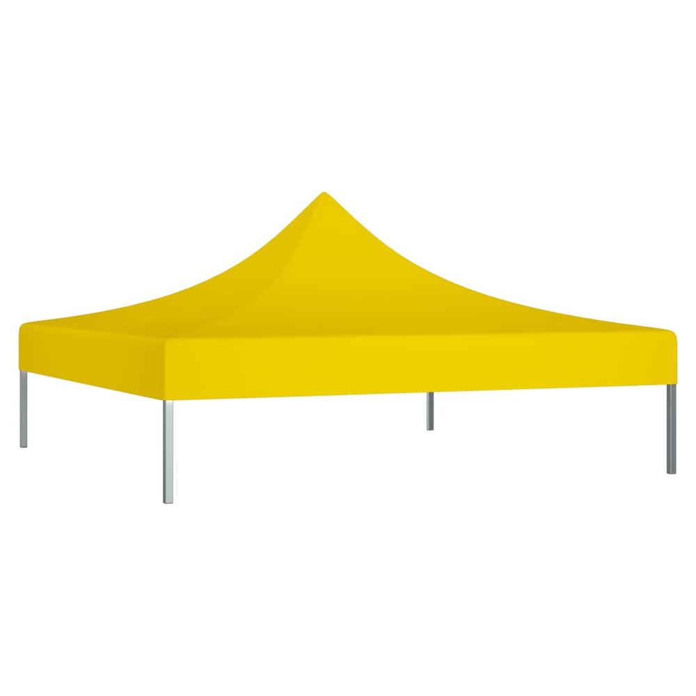 vidaXL Party Tent Roof 2x2 m Yellow 270 g/m² - anydaydirect