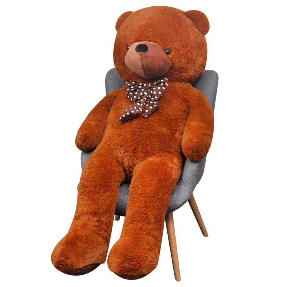 vidaXL XXL Soft Plush Teddy Bear Toy Brown 85 cm - anydaydirect
