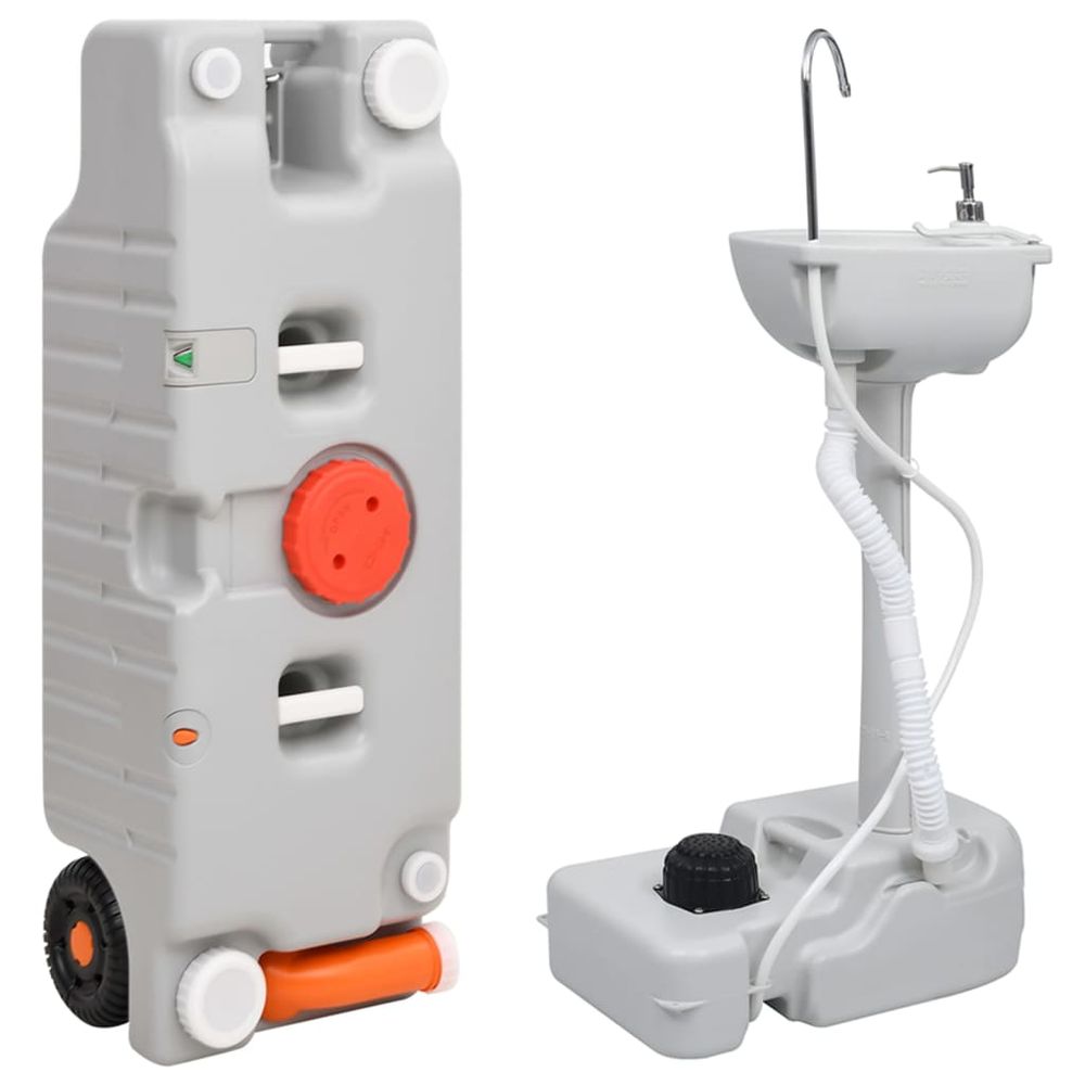 Portable Camping Handwash Stand and Water Tank Set - anydaydirect