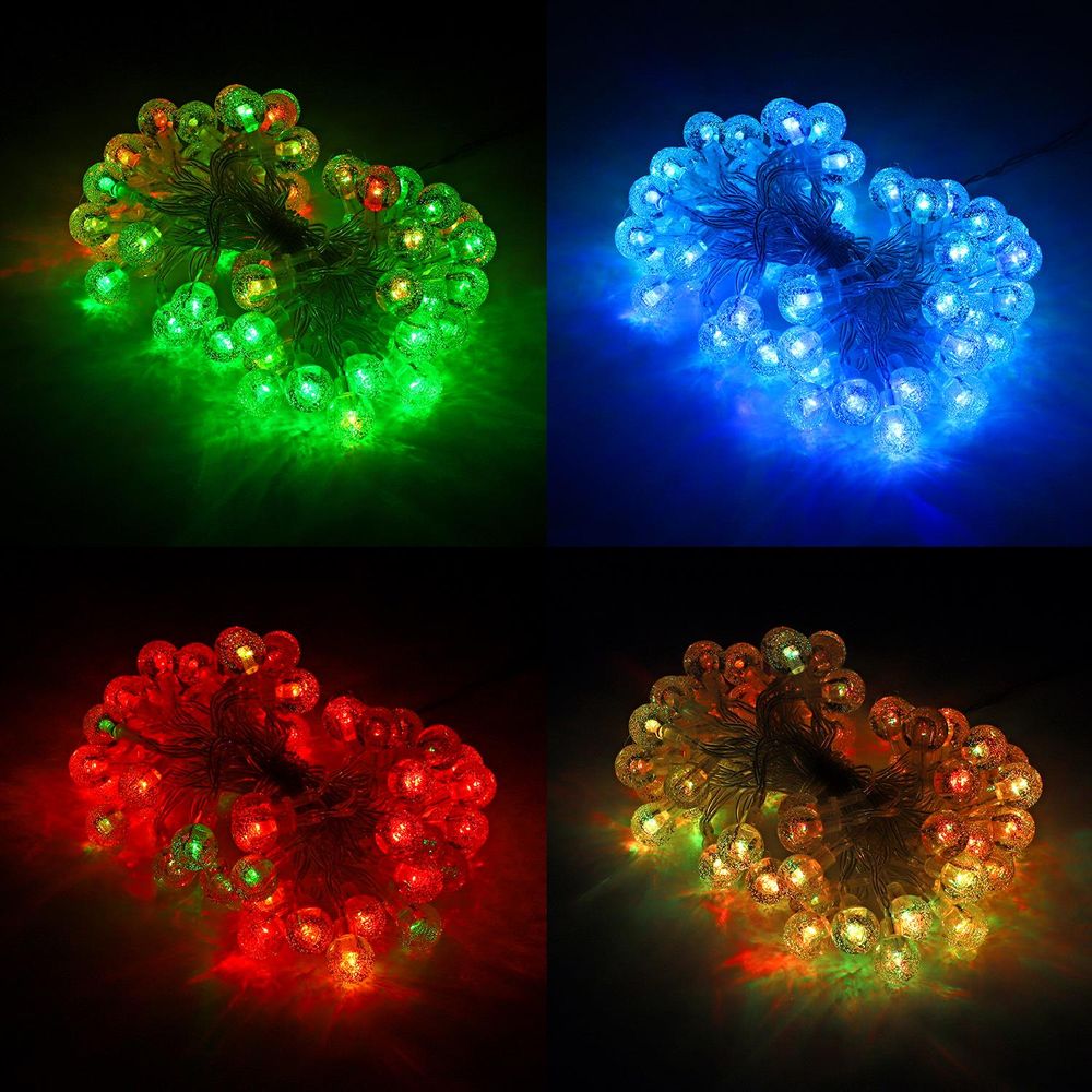 Globe Fairy String Lights 26ft 60LED Battery Operated Decoration Light - anydaydirect