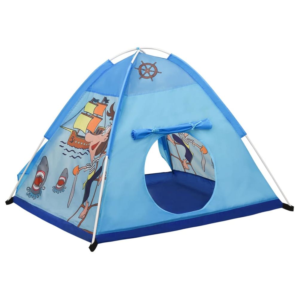 Children Play Tent Blue 120x120x90 cm - anydaydirect
