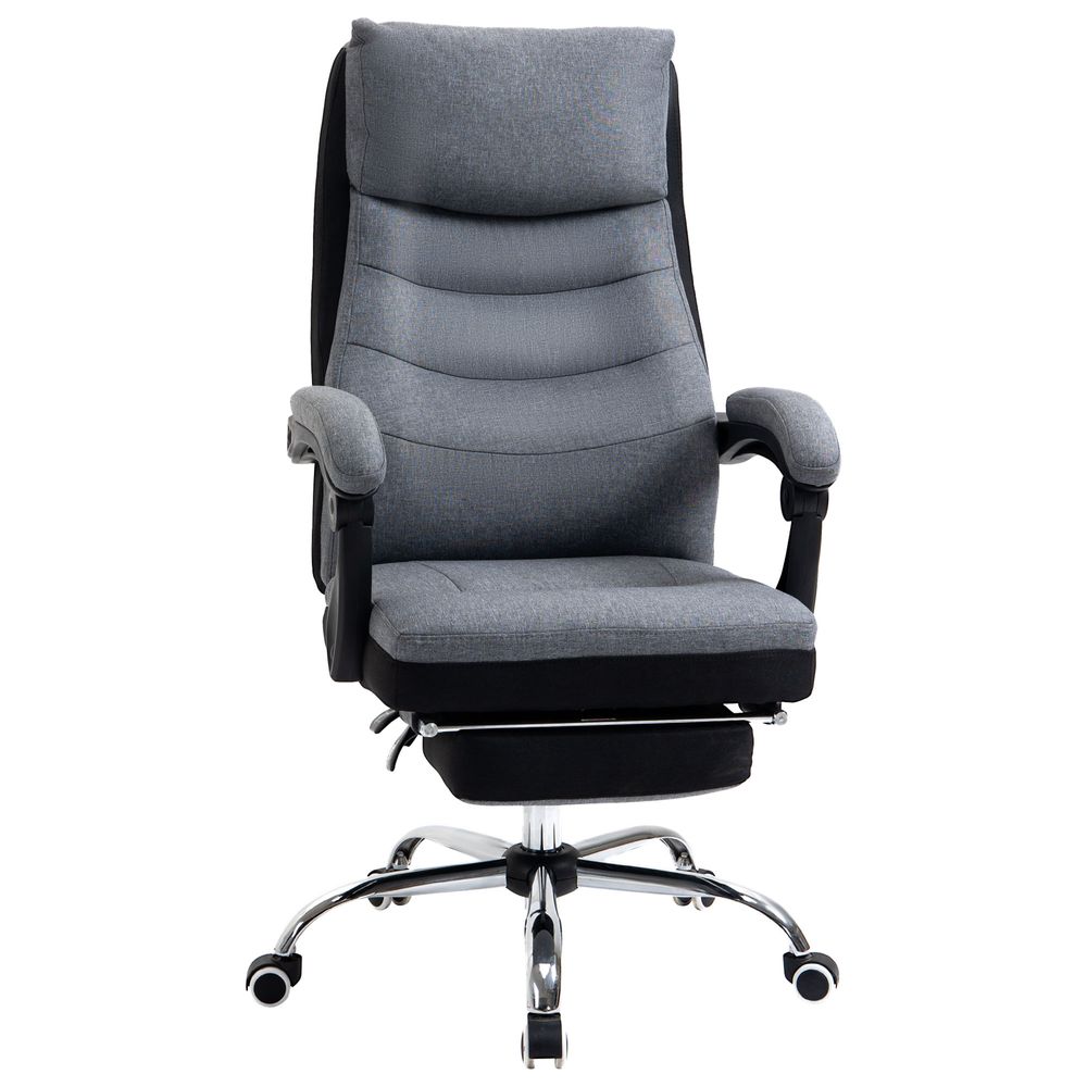 Executive Office Chair Swivel Reclining Chair w/ Retractable Footrest Vinsetto - anydaydirect