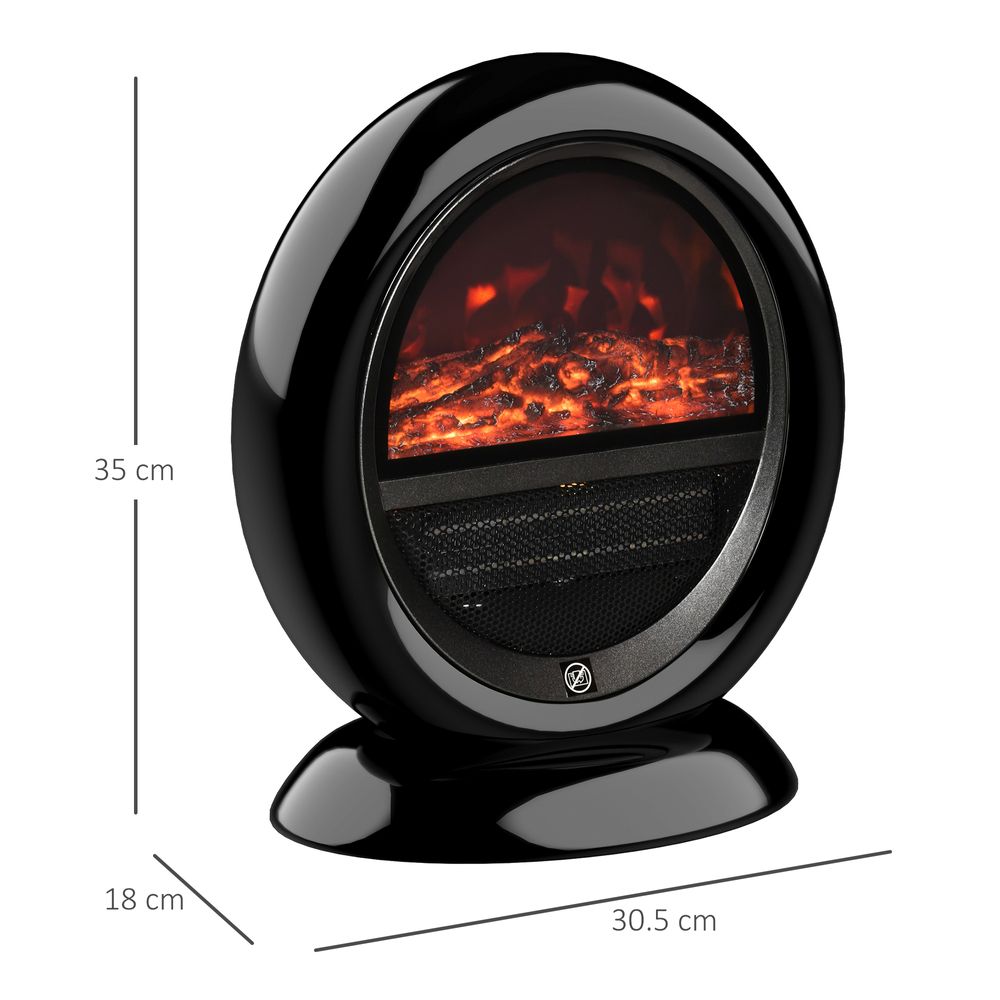 Free standing Electric Fireplace Heater  Rotatable Head Overheating Protection - anydaydirect