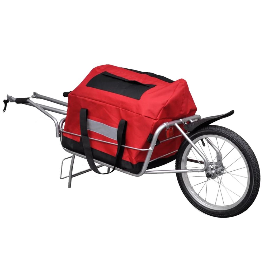Bicycle Cargo Trailer One-wheel with Storage Bag - anydaydirect