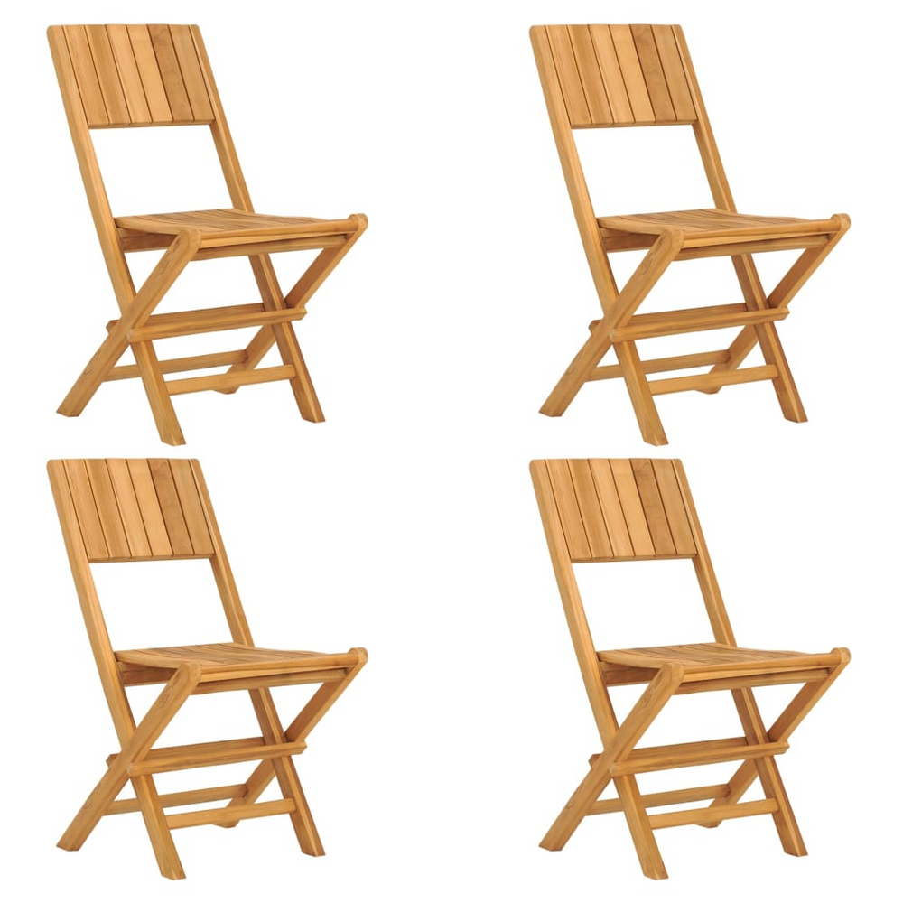 5 Piece Garden Dining Set Solid Wood Teak - anydaydirect