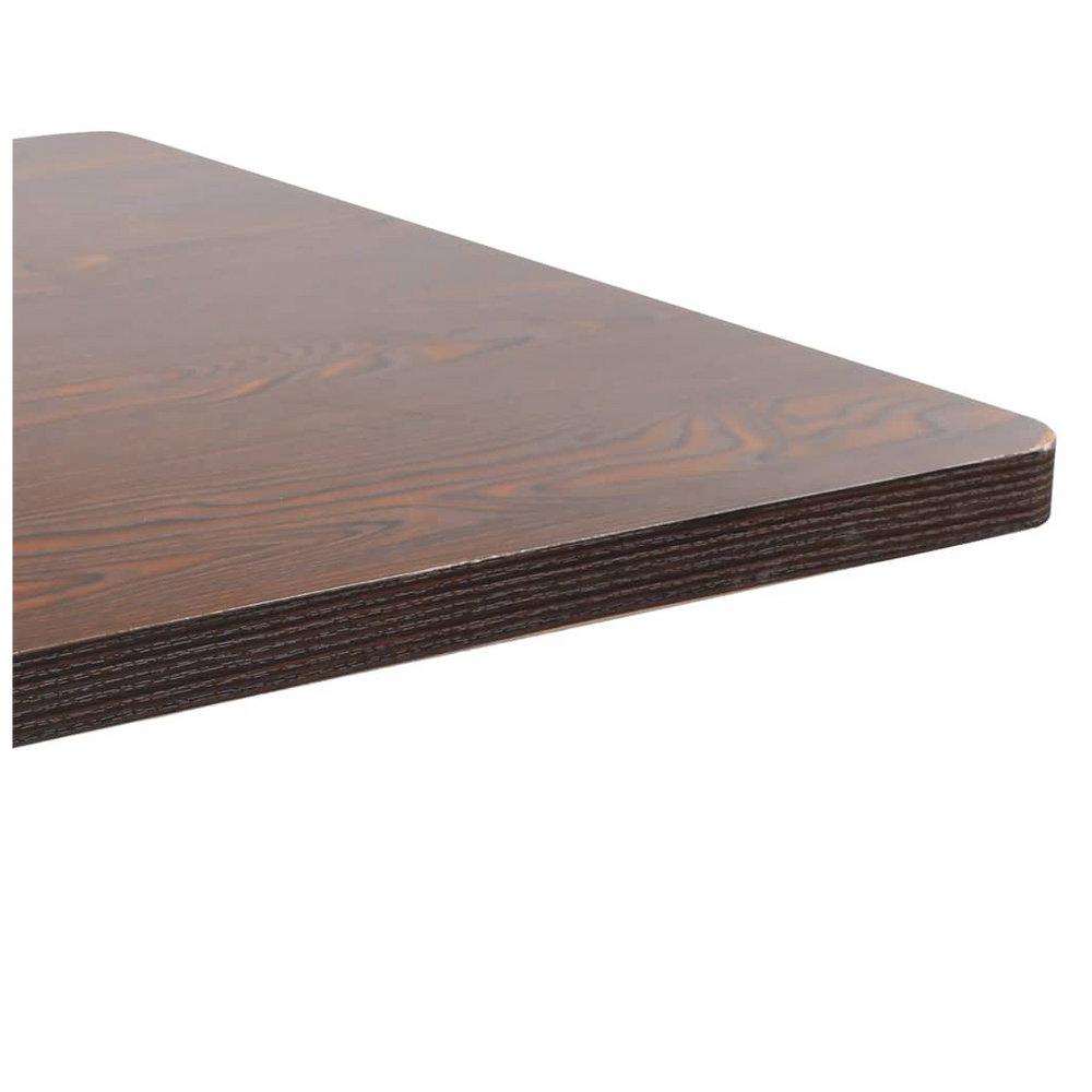 Bistro Table Dark Brown 80X80 cm MDF - anydaydirect