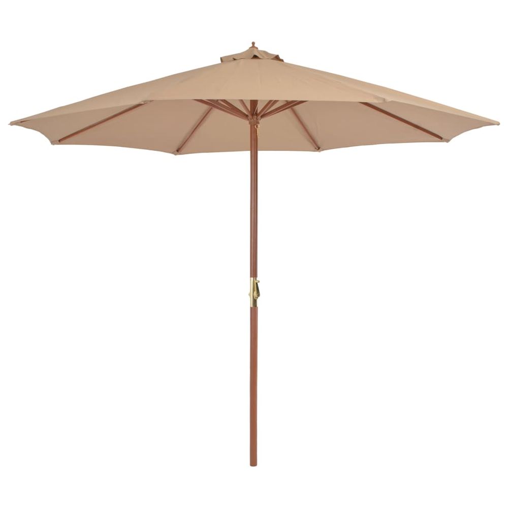 Patio Terrace Garden Parasol  258 cm - anydaydirect