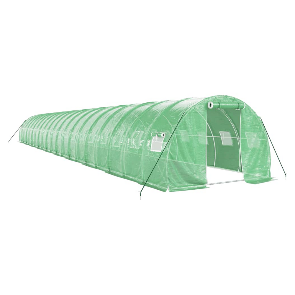 vidaXL Greenhouse with Steel Frame Green 60 m² 20x3x2 m - anydaydirect