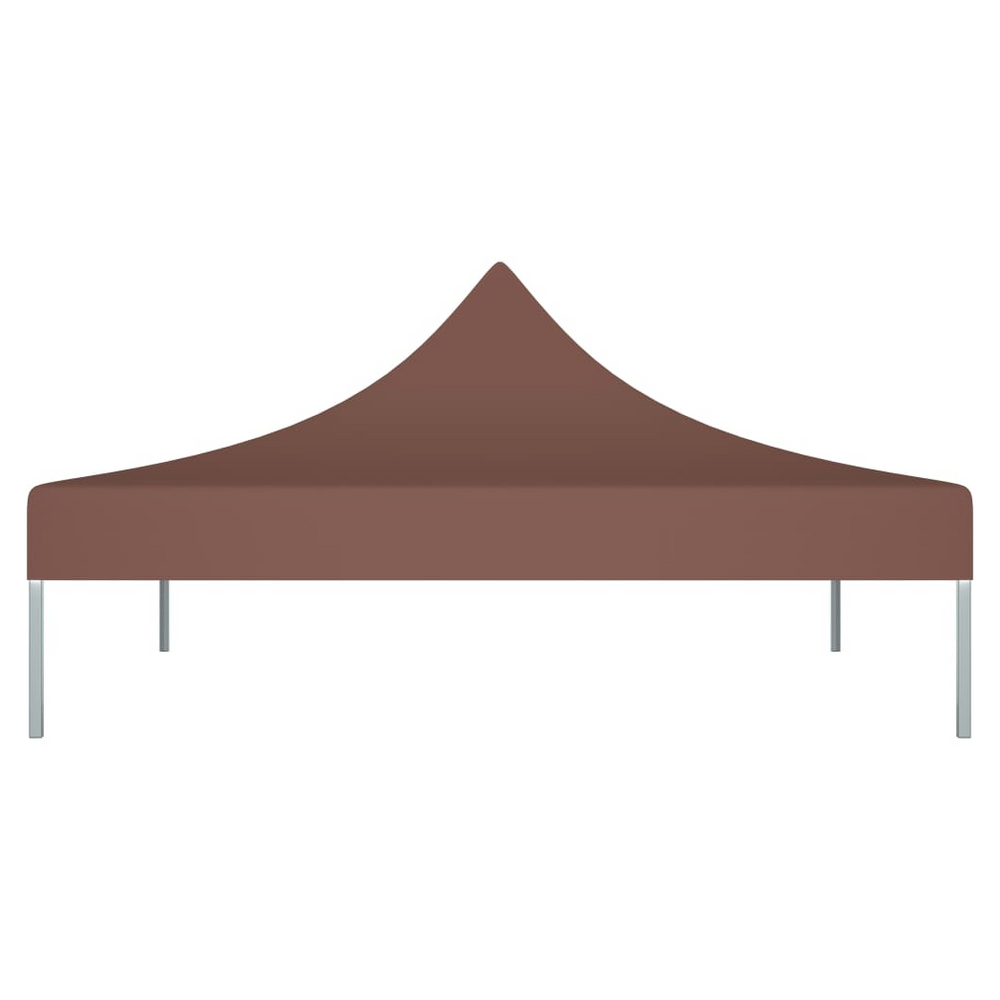 vidaXL Party Tent Roof 2x2 m Brown 270 g/m² - anydaydirect