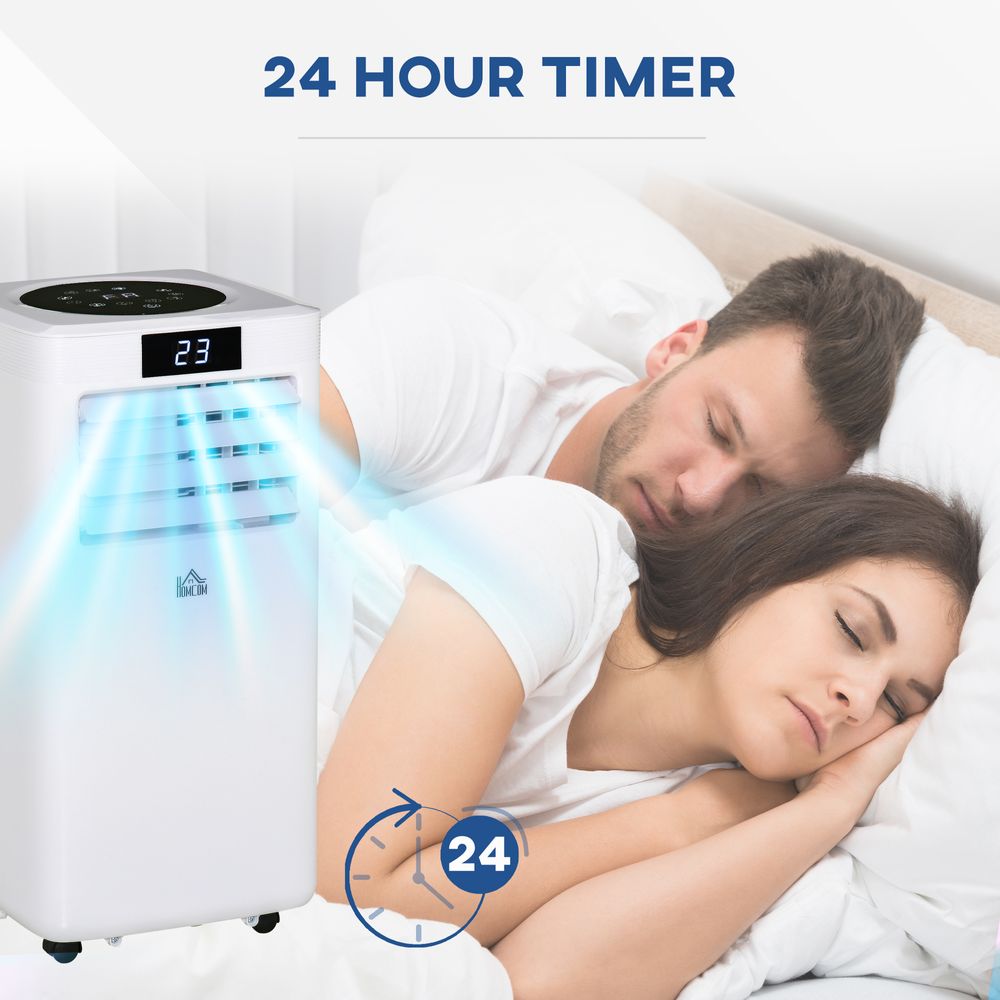 10000 BTU Air Conditioner Portable AC Unit with Remote, for Bedroom HOMCOM - anydaydirect