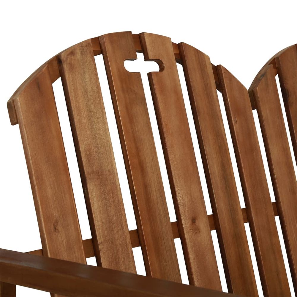 Garden Bench 110 cm Solid Acacia Wood - anydaydirect