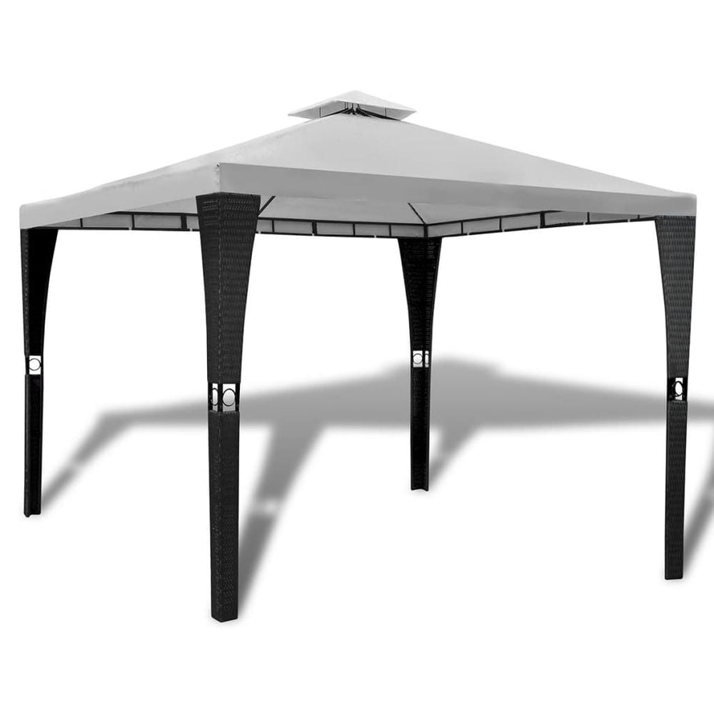 Gazebo with Roof 3x3 m Cream White - anydaydirect