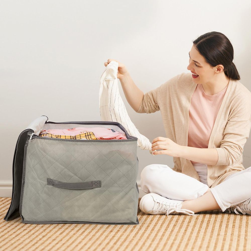 1pc Deluxe Storage Bag Light Grey - anydaydirect