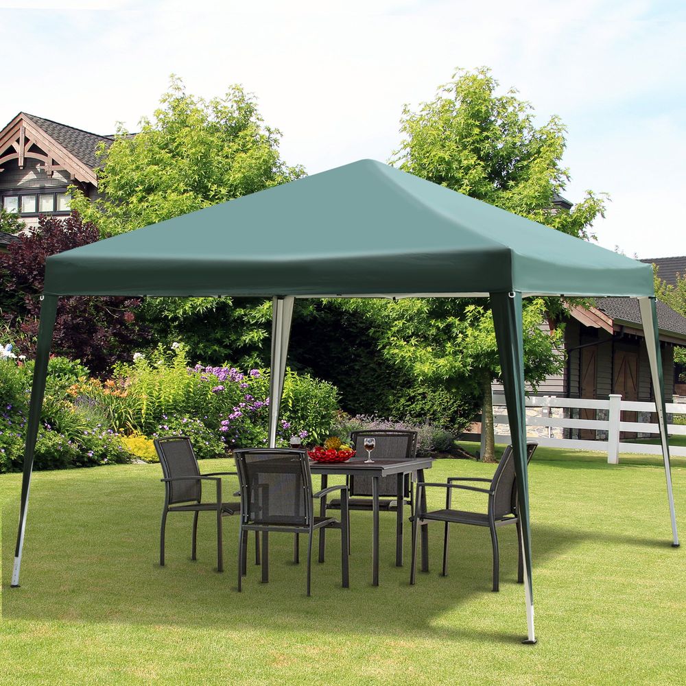 3x3m Garden Pop Up Gazebo Marquee Party Tent Wedding Canopy UV Protection - anydaydirect
