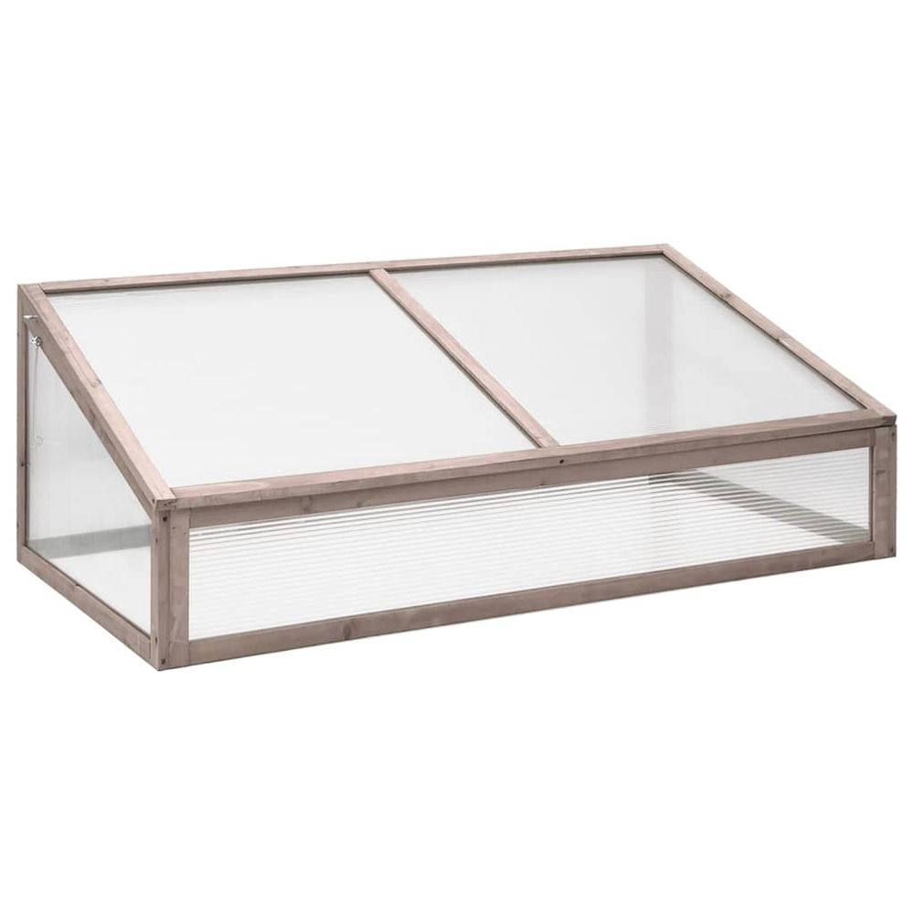 Greenhouse Grey 110x58.5x39 cm Fir Wood - anydaydirect