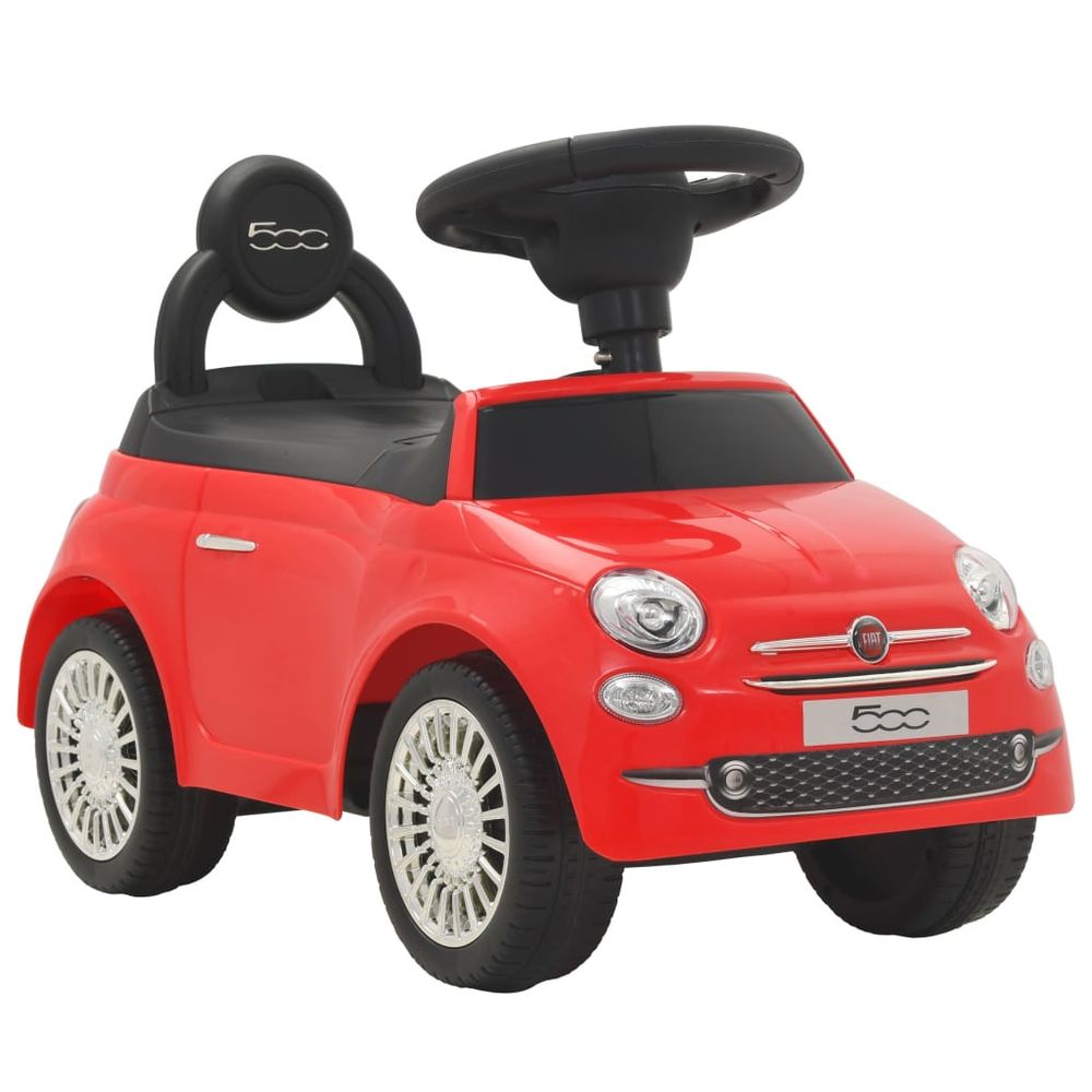 Toddlers Ride On Car Fiat 500 Kids Baby Kids My First Push Along - anydaydirect