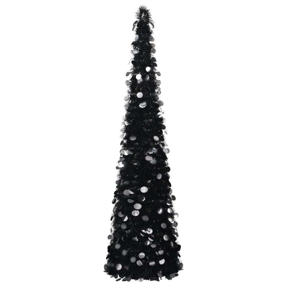 Pop-up Artificial Christmas Tree Gold 120 cm PET - anydaydirect