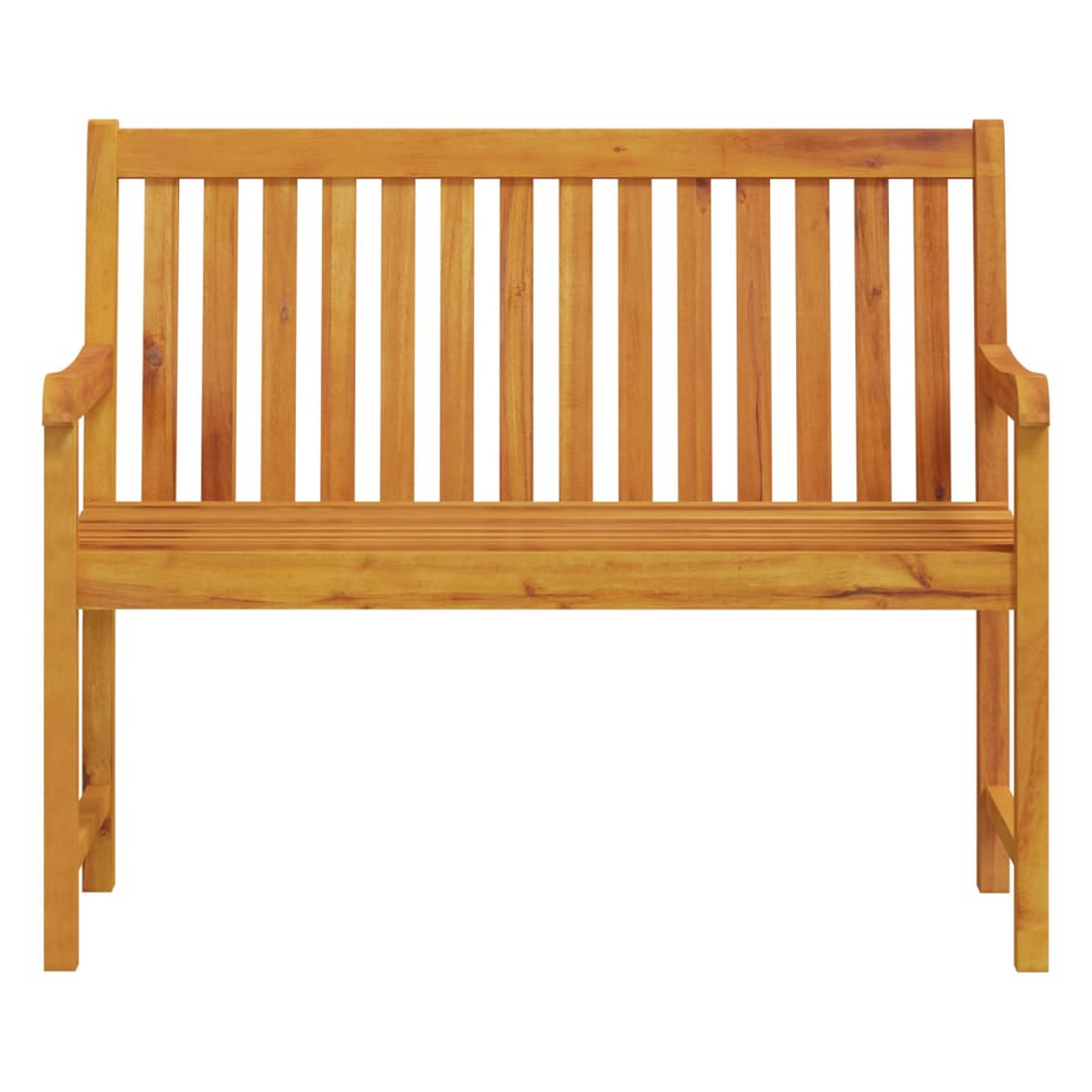 Garden Bench 110 cm Solid Acacia Wood - anydaydirect