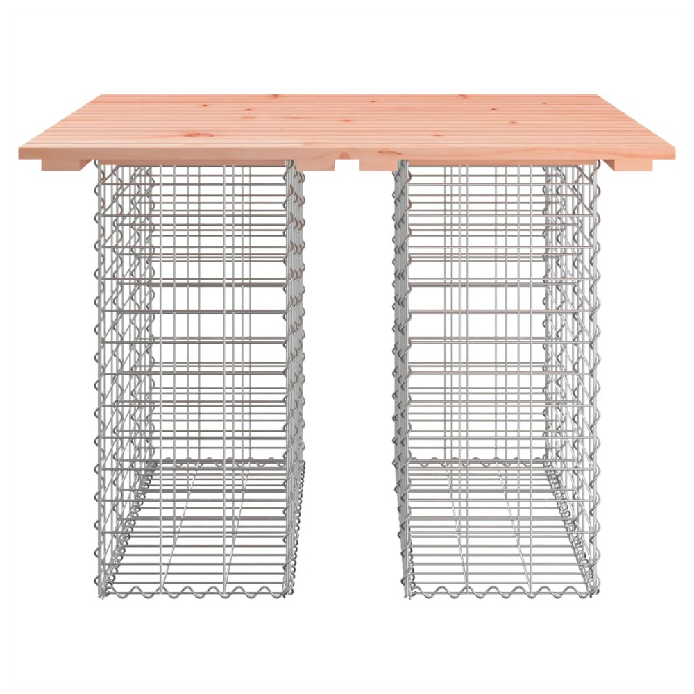 vidaXL Garden Bench Gabion Design 100x102x72 cm Solid Wood Douglas - anydaydirect