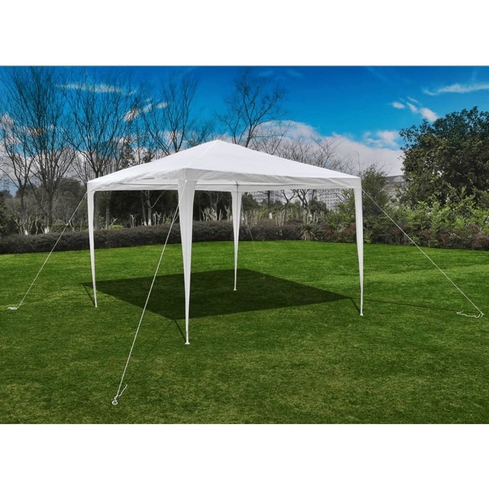 3 x 3m Pyramid-Roof Garden Gazebo Pavilion - anydaydirect