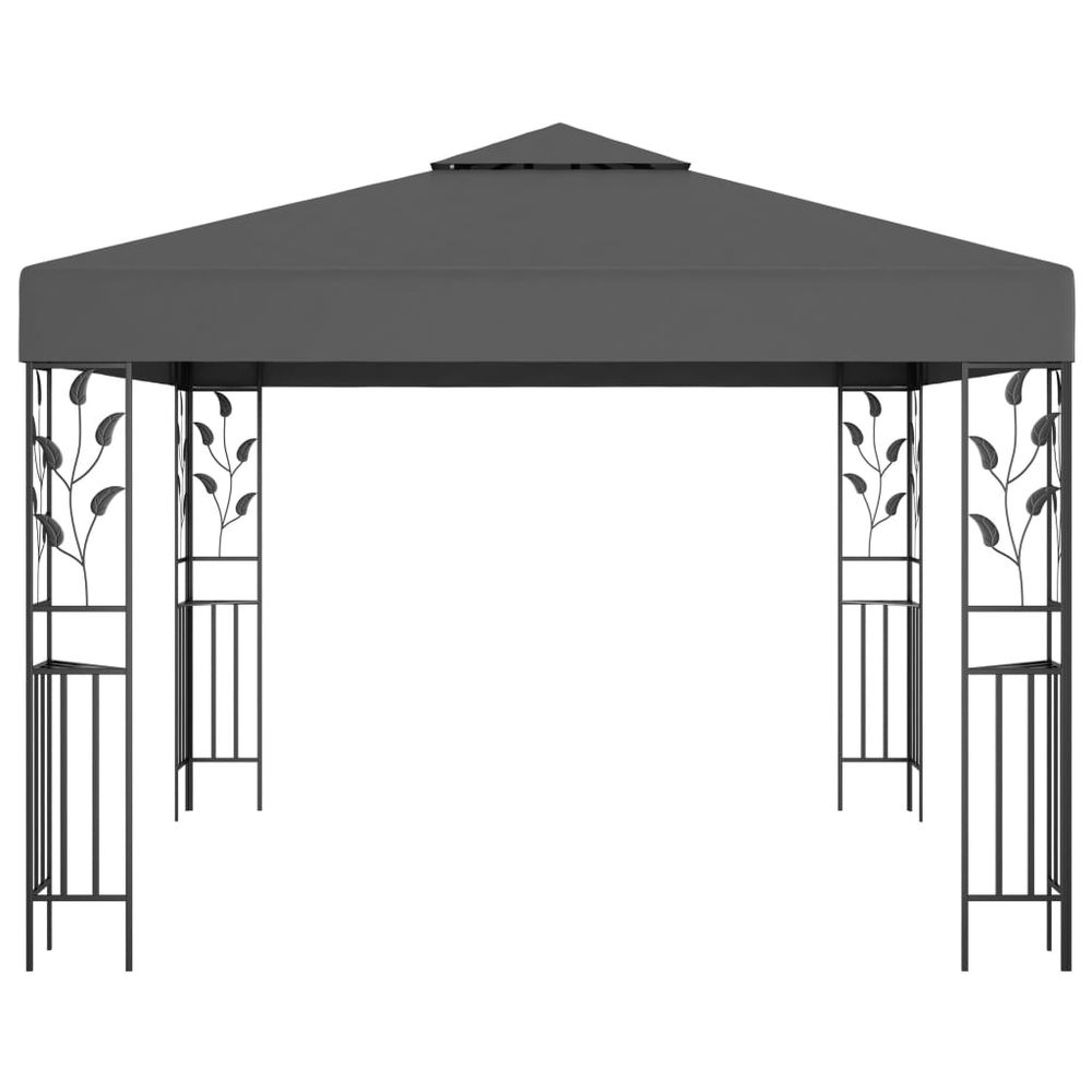 Gazebo Tent with LED String Lights 3x3 m - anydaydirect